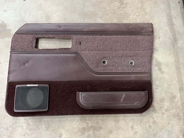 Cherokee XJ 4 Door (84-96) Passenger Front Door Panel - Burgundy