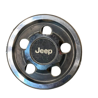 52000153 BLEMISHED Chrome and Black Center Cap Jeep Wrangler YJ TJ, Cherokee XJ