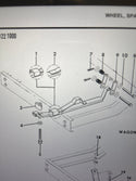 5364910 Underbody Spare Tire Carrier for Jeep Grand Wagoneer SJ 84-91