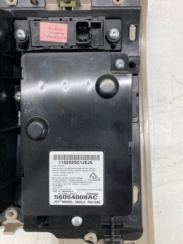 Overhead Console for Jeep Commander XK (06-07)