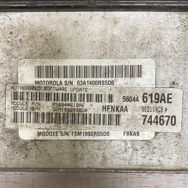 56044619AE 03 Liberty KJ 3.7L Engine Control Module Computer | FN Jeep
