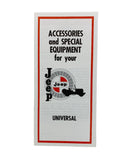 1967 Jeep Universal CJ5 CJ6 Owner's Manual FULL SET OM-1056-R3 1