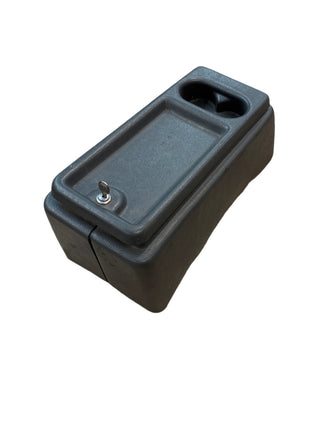J8997174 Center Console for 80-95 Jeep CJ, Wrangler YJ - Charcoal Gray