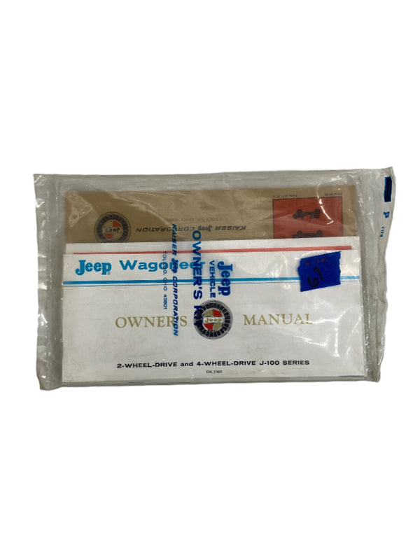 1967 UNOPENED Jeep Wagoneer J-100 Owner's Manual OM-1060 1