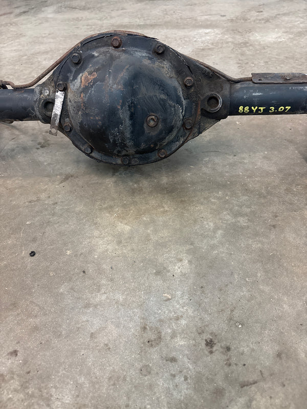 Dana 35 3.07 Complete Rear Axle Housing Jeep Wrangler YJ (87-89)