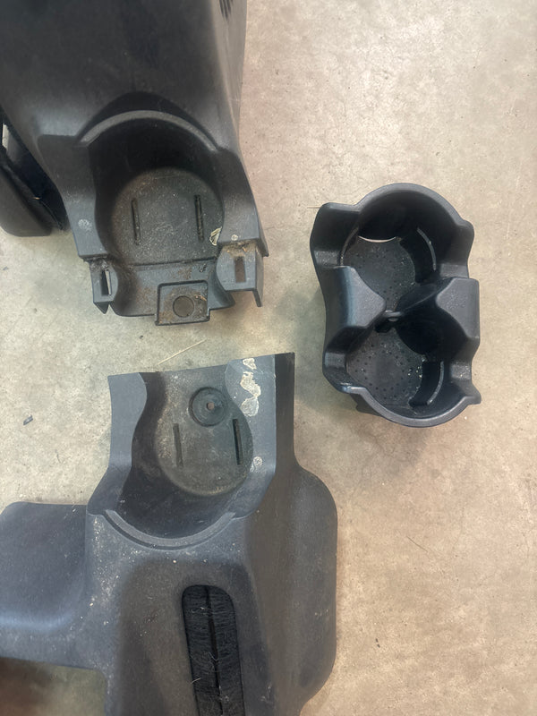 Jeep Wrangler TJ (04-06) Complete Center Console - Dark Slate, w/o Sub