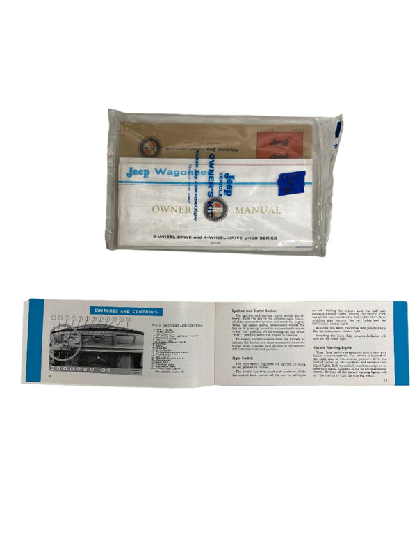 1967 UNOPENED Jeep Wagoneer J-100 Owner's Manual OM-1060 1