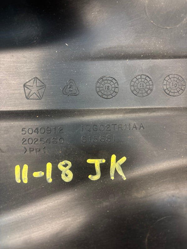 1PM27DX9AD Load Floor Lid With Tray for Jeep Wrangler JK JKU (11-18)