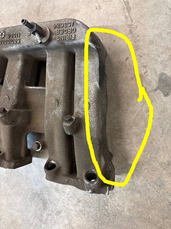 4.0L 4.2L Fuel Injection Intake Manifold - Jeep CJ, YJ, XJ, TJ, ZJ