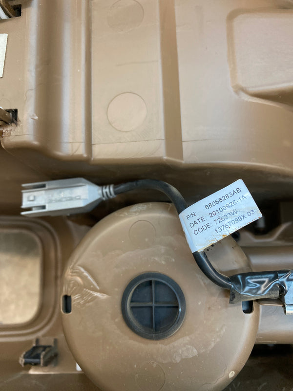 Jeep Wrangler JK (11-18) Center Console A/T, Pwr Windows - Saddle Tan (XV)