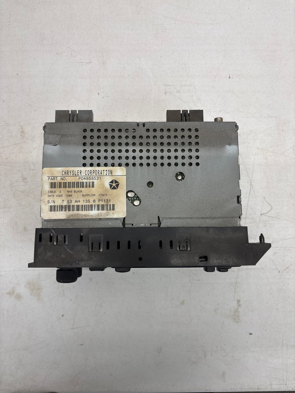 04858531 AM/FM Cassette Radio (RAS) for Jeep Cherokee XJ (97), Wrangler TJ (97-98)