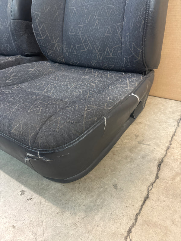 Front Bucket Seat Set for Wrangler TJ 97-02 - Agate (AZ), Cloth With Logo (L5)