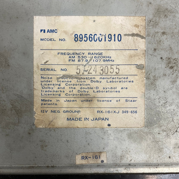56001910 Cherokee Comanche XJ MJ Cassette Radio