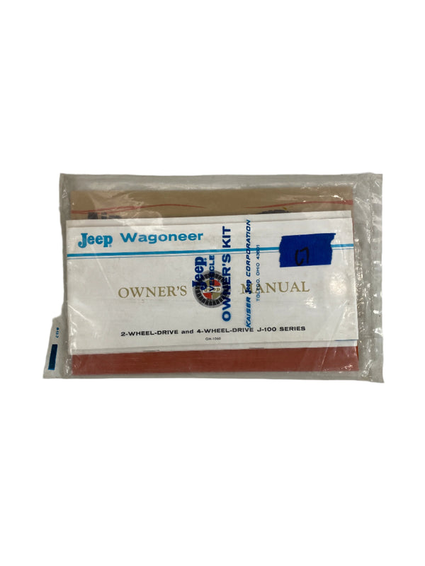 1967 Jeep Wagoneer J-100 Owner's Manual FULL SET OM-1060 1
