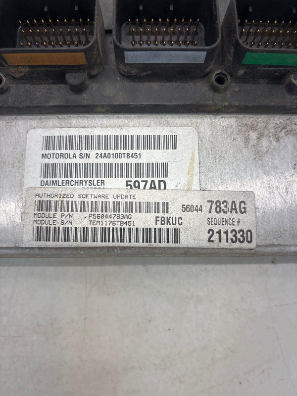 56044783AG Jeep Liberty KJ 2006 Engine Control Module 3.7L A/T