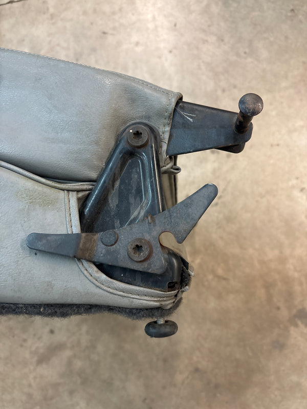 Rear P6 Style Fold and Tumble Seat for Jeep Wrangler YJ (87-95) - Charcoal (XS)