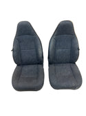 Front Bucket Seat Set for Wrangler TJ 97-02 - Agate (AZ), Cloth With Logo (L5)