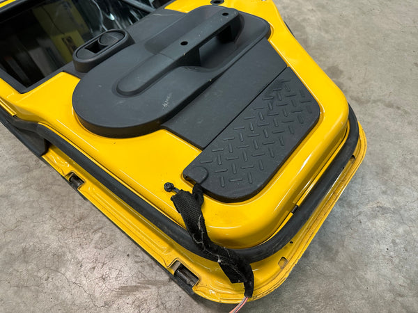 Wrangler JK 07-10 Complete Passenger Right Rear Door Detonator Yellow PYB