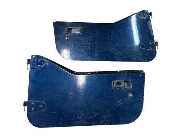 Set of Dark Blue PCJ Half Doors for Jeep Wrangler YJ 87-95