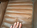 Jeep CJ Front and Rear Seat Set for 76-86 - Nutmeg Vinyl EB Style
