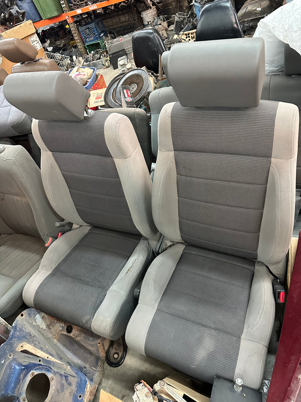 Front Bucket Seats Set for Wrangler JK 2007 - Grey Two Tone