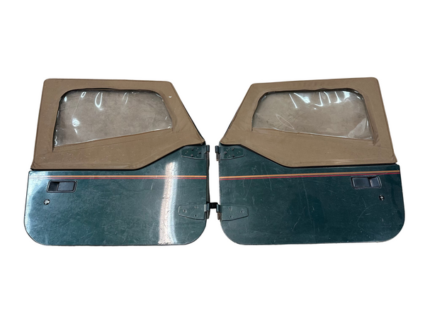 Jeep Wrangler YJ 87-95 Sahara Half Doors Set Hunter Green PG5