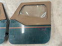 Jeep Wrangler YJ 87-95 Sahara Half Doors Set Hunter Green PG5