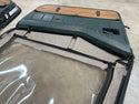 Jeep Wrangler YJ 87-95 Sahara Half Doors Set Hunter Green PG5