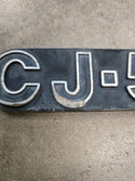 CJ-5 (76-83) Nameplate Emblem (damaged)