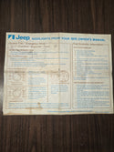 1978 Jeep CJ5 CJ7 Cherokee Wagoneer Truck Manual Set