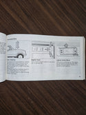 1988 Jeep 4x4 XJ Cherokee Wagoneer Owner's Manual