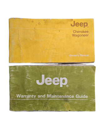 1984 Jeep XJ Cherokee Wagoneer Manual Set (Blemished)