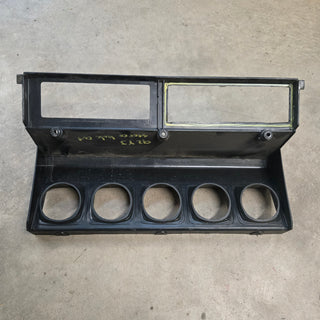 Wrangler YJ (87-95) Cinder / Black Gauge Housing Bezel Trim (cut)