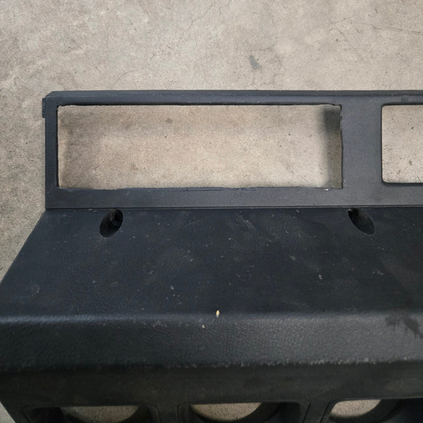 Wrangler YJ (87-95) Cinder / Black Gauge Housing Bezel Trim (cut)