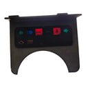 Warning Lights Bezel for Wrangler YJ Charcoal (87-91) (Faded)
