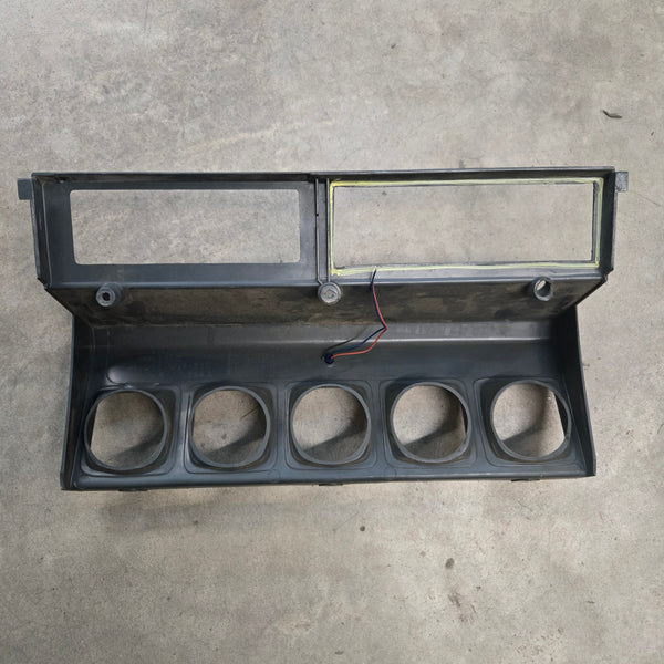 Wrangler YJ (87-95) Gray Gauge Housing Bezel Trim (cut)