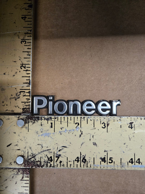 Pioneer Emblem for Cherokee XJ