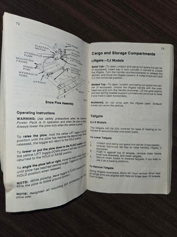 1978 Jeep CJ5 CJ7 Cherokee Wagoneer Truck Manual Set