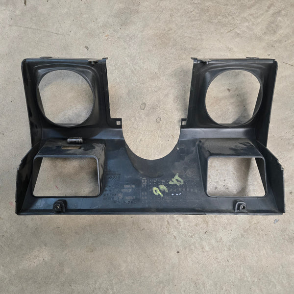 Wrangler YJ (87-95) Black Instrument Cluster Bezel Trim with Square Cutout