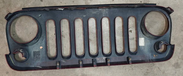 Red Rock Crystal (PEM) Front Grille for Wrangler JK JKU (07-18)