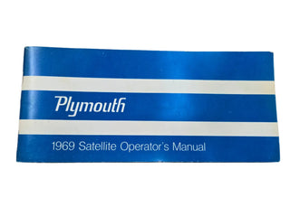 1969 Plymouth Satellite Operator's Manual