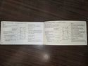 1987 Jeep 4x2 MJ Comanche Owner's Manual