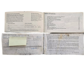 1984 Jeep XJ Cherokee Wagoneer Manual Set (Blemished)