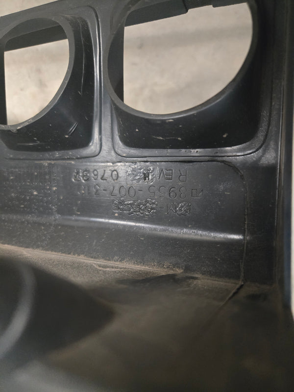Wrangler YJ (87-95) Cinder / Black Gauge Housing Bezel Trim (cut)