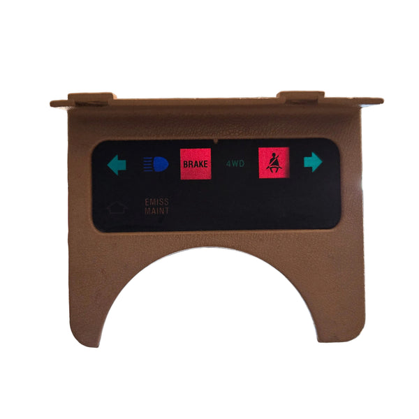 Warning Lights Bezel for Wrangler YJ Dark Sand (87-91) (Damaged)