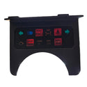 Warning Lights Bezel for Wrangler YJ Charcoal (87-91)