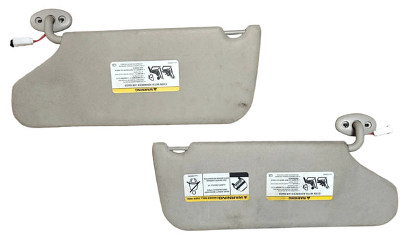 Illuminated Sun Visor Set- Medium Slate Gray for Jeep Liberty KJ (06-07)