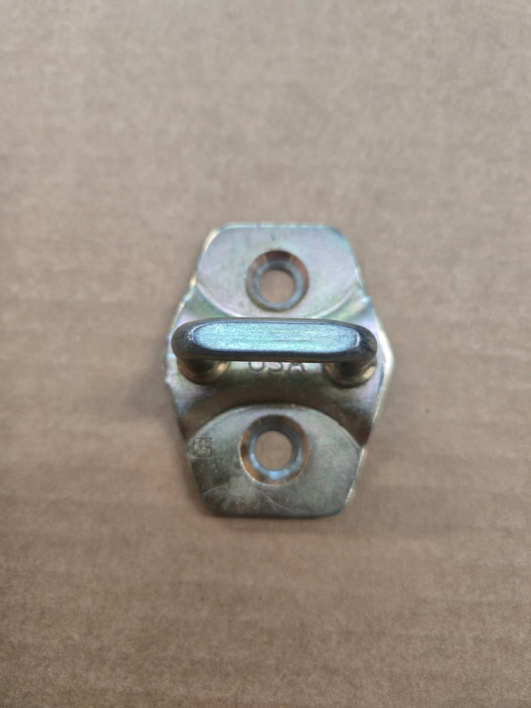 4780259 Door Latch Striker (Brass-finish) Jeep Wrangler TJ, Grand Cherokee WJ