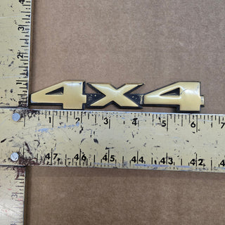Gold 4x4 Emblem for Cherokee XJ (84-96)