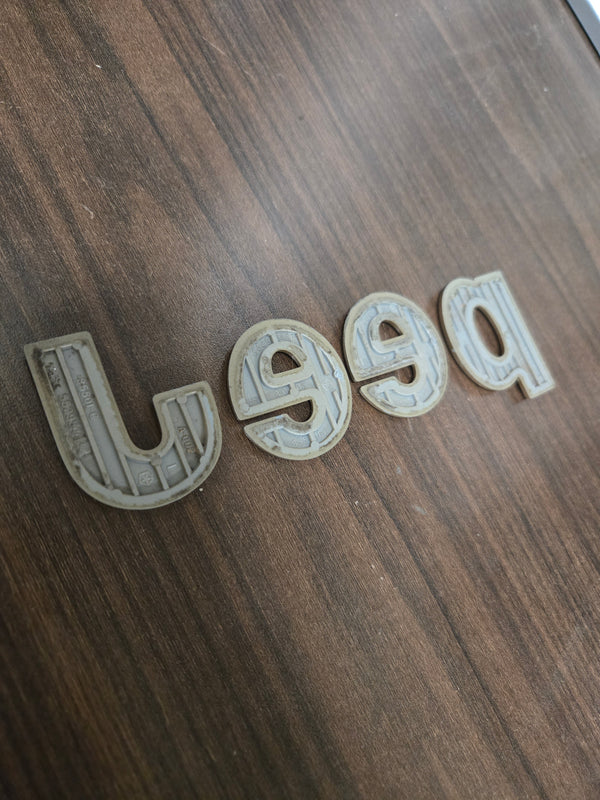 Gold JEEP Rear Liftgate Emblem SET for Grand Cherokee ZJ (93-96)